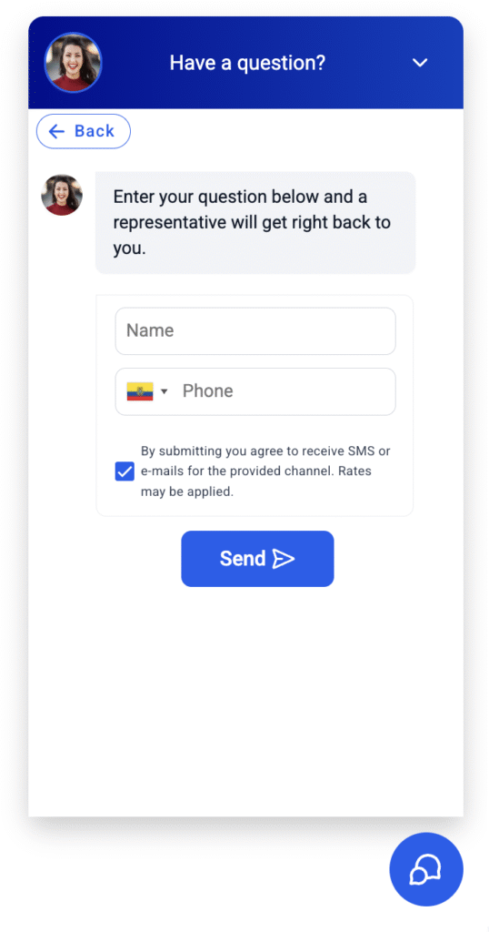 CHAT WIDGET GOHIGHLEVEL